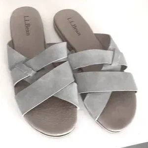 L.L. Bean | Shoes | Llbean Womens Nubuck Suede Sandals Flats  display picture 2